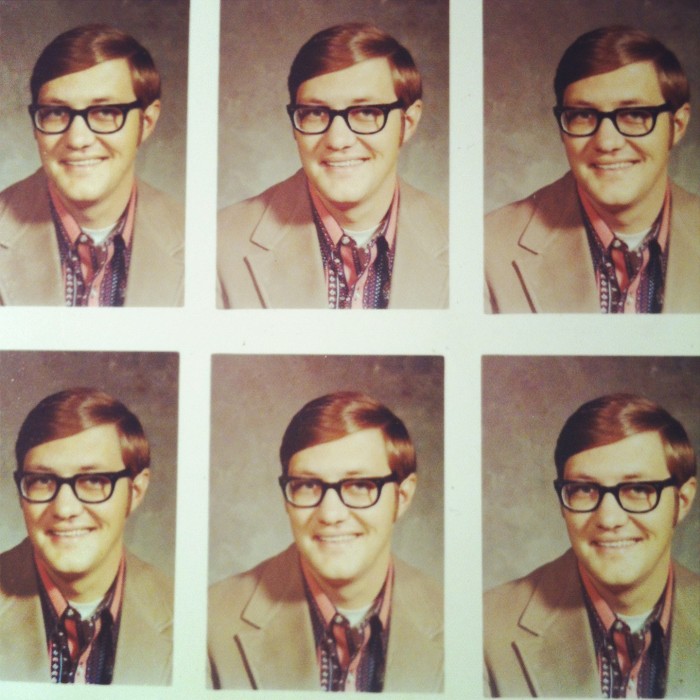 This is my father when he was a 9th grade English teacher... circa 1975...